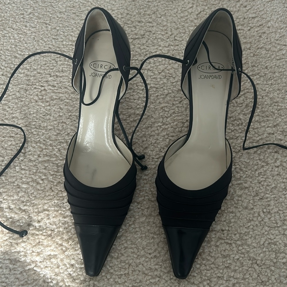 Wrap Black Heels